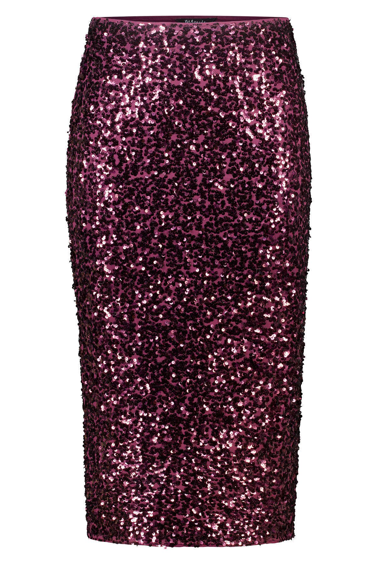 Pailletten rok met stretch Bordeaux