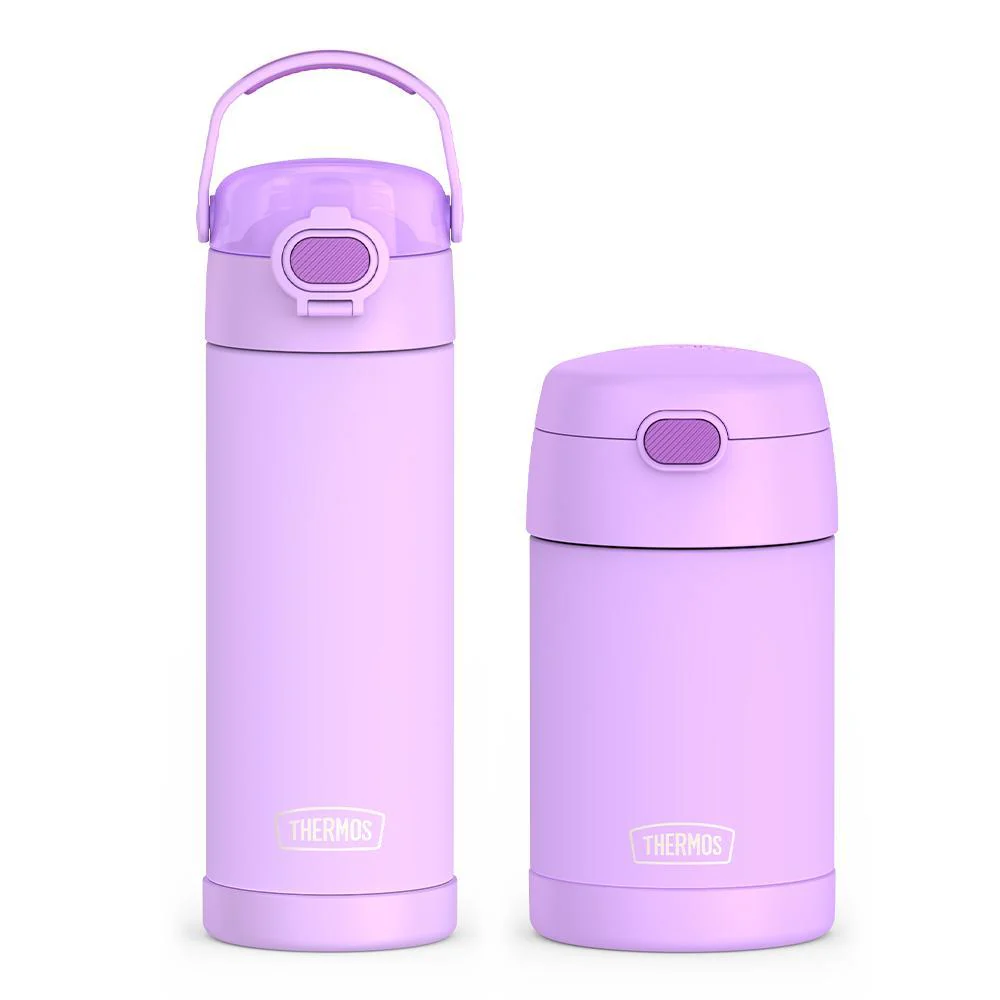 16ozFUNTAINER® WATER BOTTLE WITH LOCKING LID - NEON PURPLE,16oz FUNTAINER® FOODJAR - NEON PURPLE