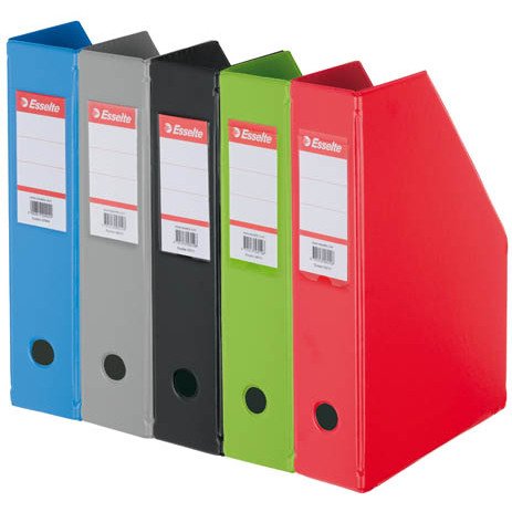 Range-revues Esselte Classic-box couleurs classiques assorties dos 7 cm