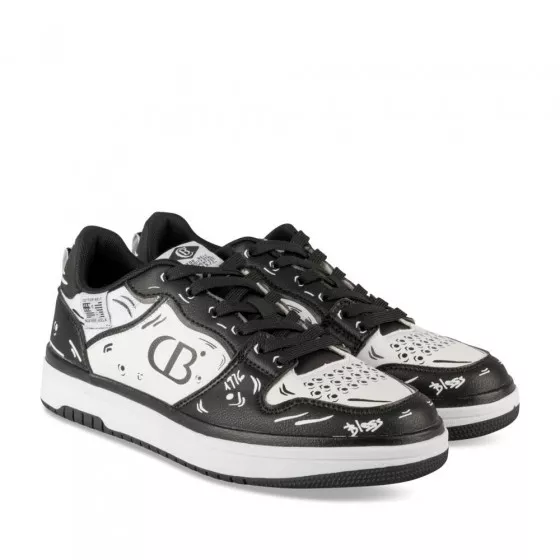 Baskets NOIR COTTON BELT