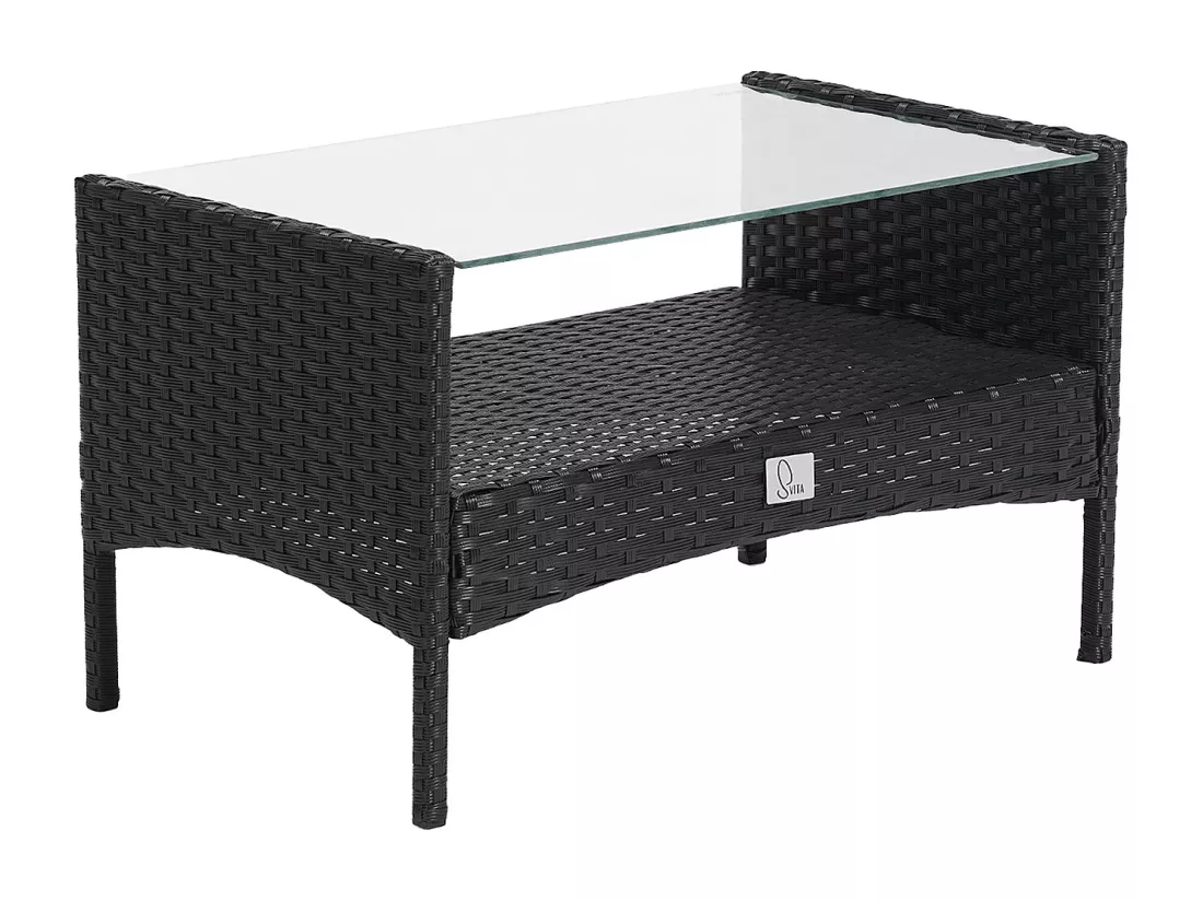 Ensemble de meubles de jardin en poly rotin