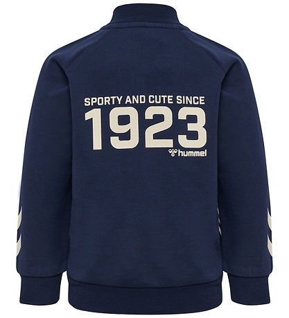 Hummel Cardigan - hmlStripy Zip Jacke - Black Iris