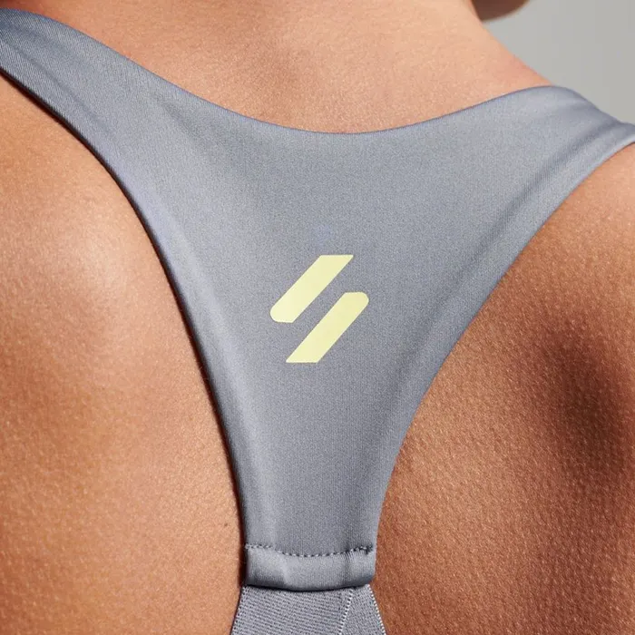 Superdry Train Branded Elastic Sportbeha Dames