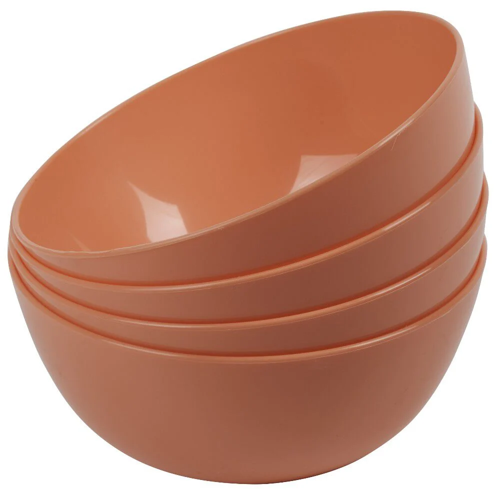 Bol en plastique couleur unie x 4