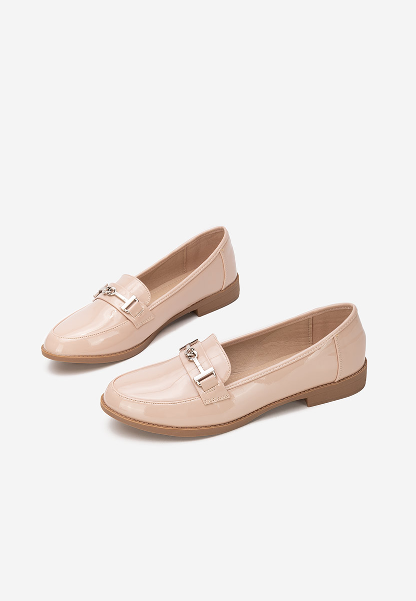 Mocassins femme beige Bellia