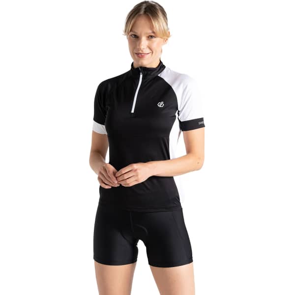 SFS24_T-shirts DARE 2B COMPASSION III JERSEY BLACK/WHITE