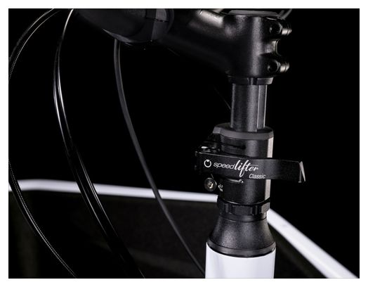 Vélo Cargo Électrique Cube Cargo Dual Hybrid 1000 Enviolo Cargo 1000 Wh 20/27.5'' Blanc Flash