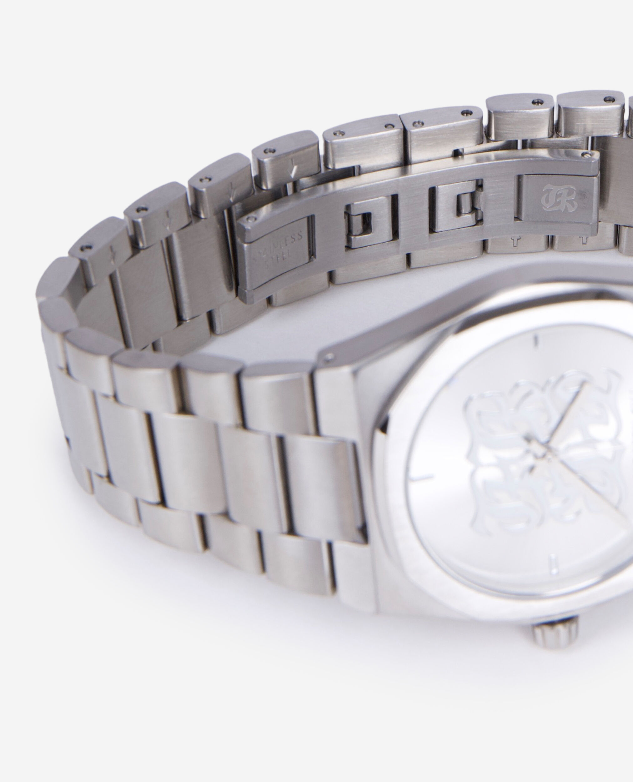 Montre Monogramme argentée