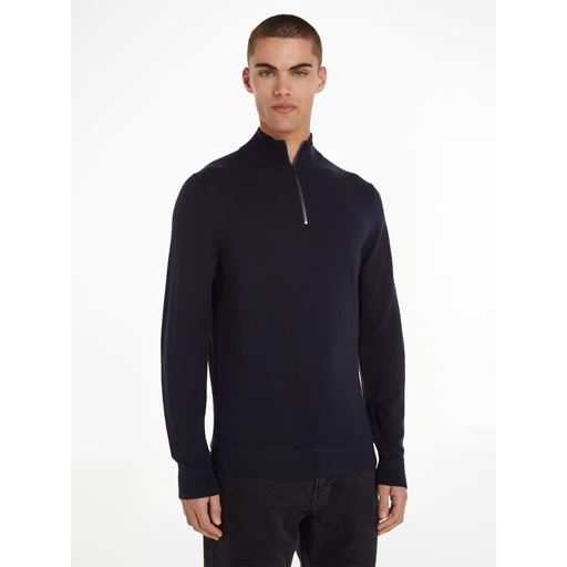 Calvin Klein Langærmet Striktrøje, Night Sky, XXL