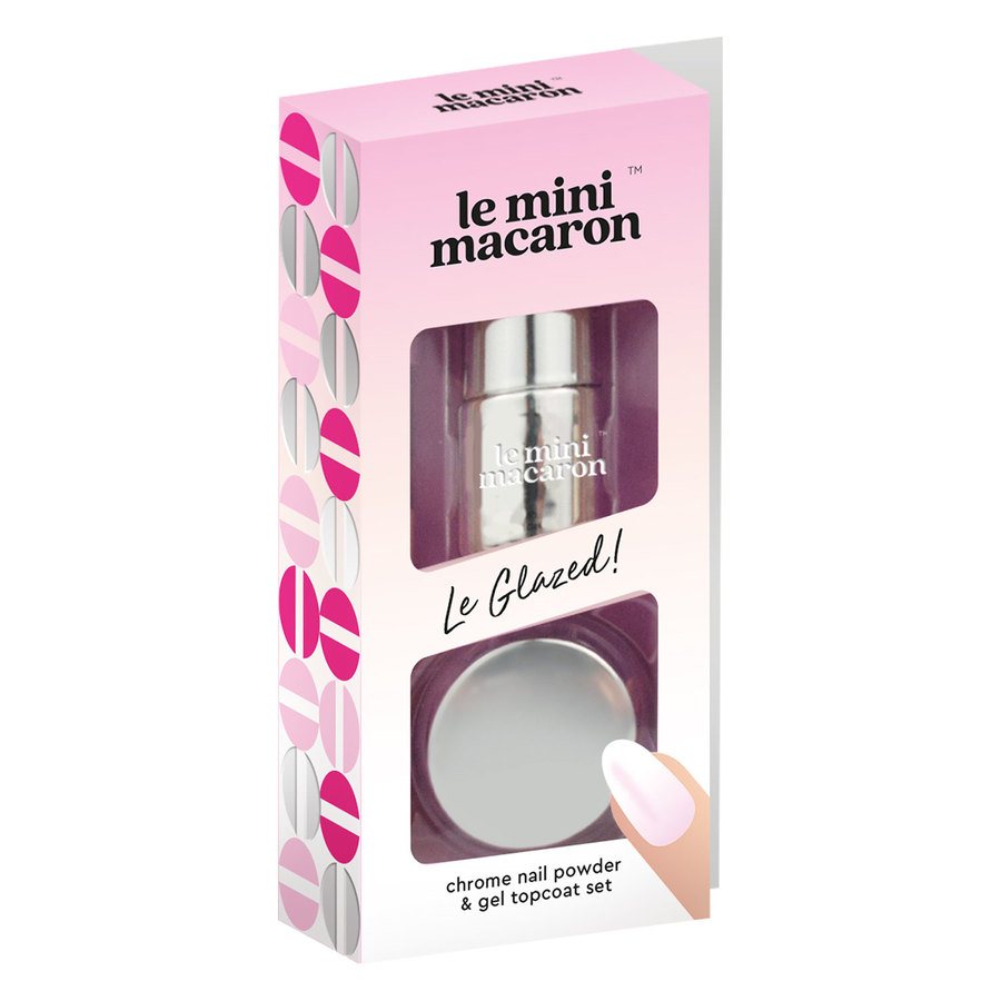 Le Mini Macaron Le Glazed Chrome Powder Set