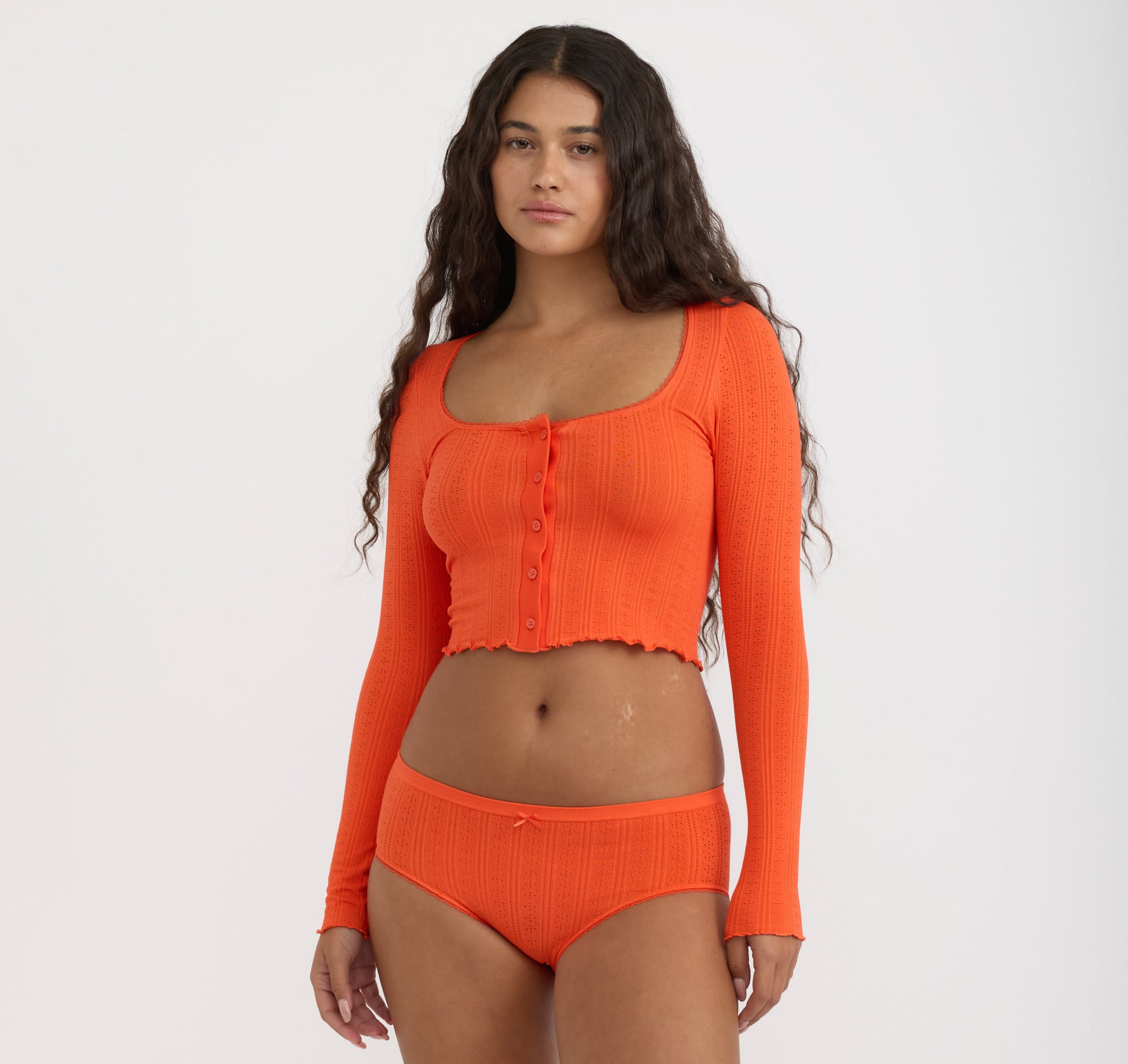 LENZING™ ECOVERO™ VISCOSE<br>Pointelle Hipster