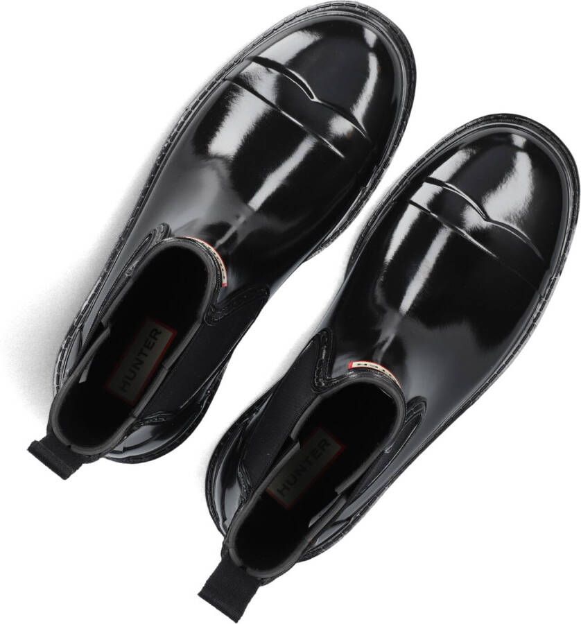 HUNTER Regenlaarzen Dames Womens Original Chelsea Maat: 42 Materiaal: Textiel Kleur: Zwart