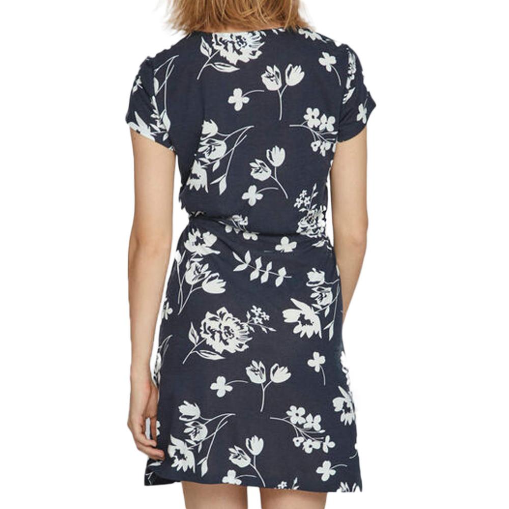 Vila Robe Marine à fleurs Femme Vila Mooney String
