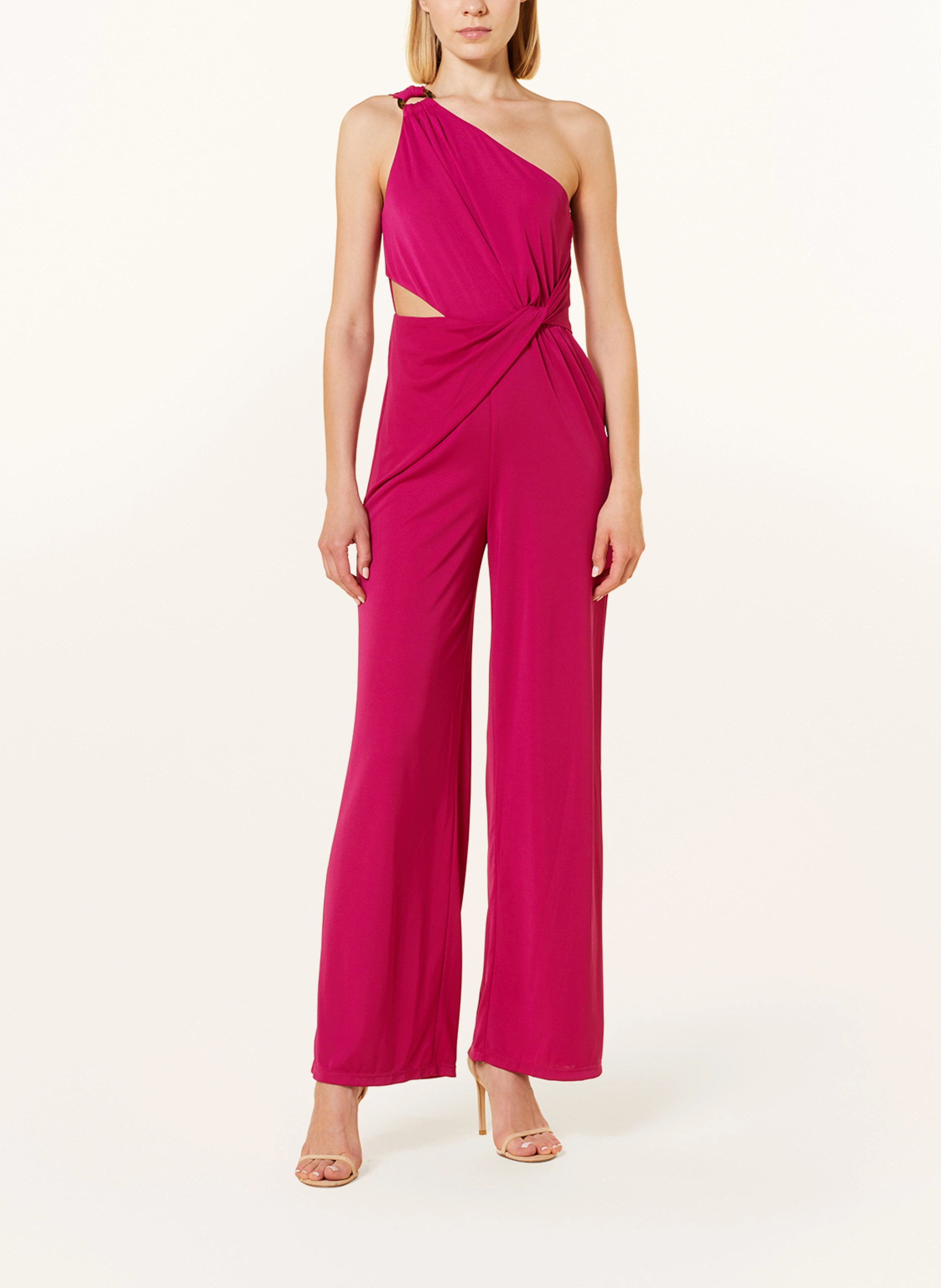 LAUREN RALPH LAUREN One-Shoulder-Jumpsuit ISAMY aus Jersey