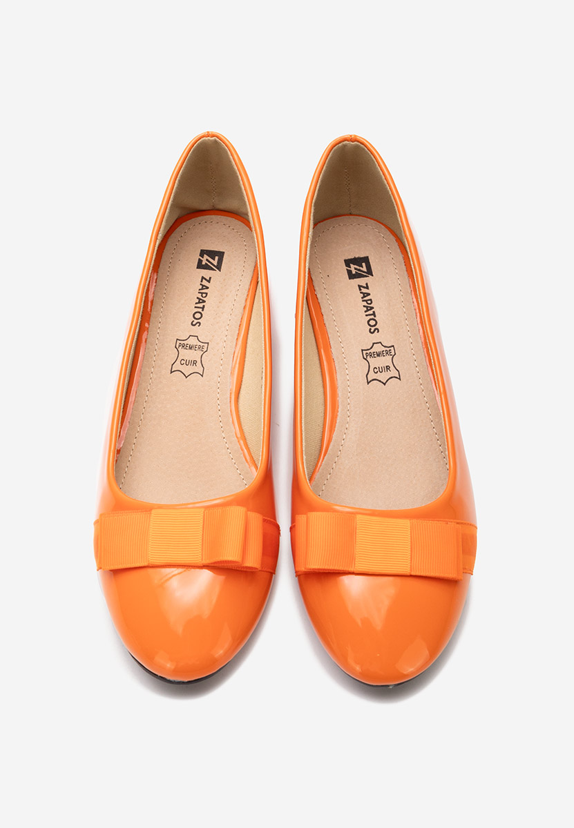 Chaussures à petit talon orange Jacki V4