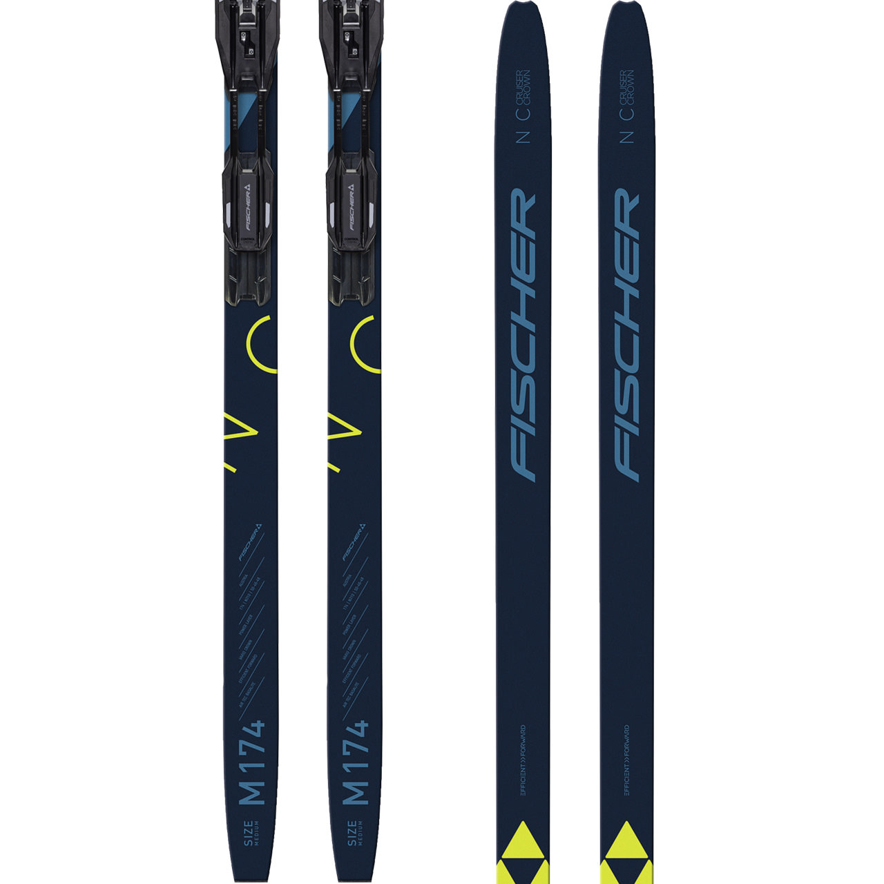 Fischer Cruiser EF incl. Control Step-In IFP blk/grey Bindung (2023/24) | Nordic Cruising | Langlaufski | Langlauf | XSPO