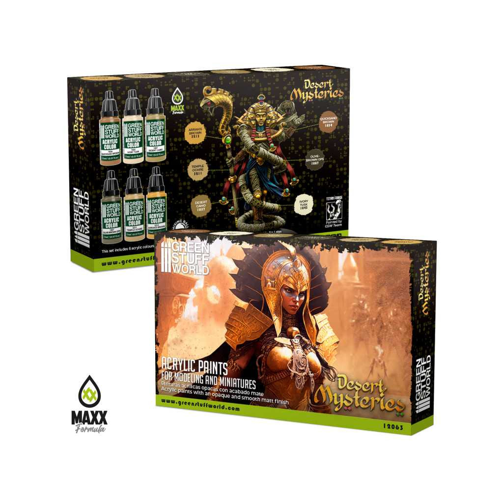 Set de Peintures - Mystères du Désert