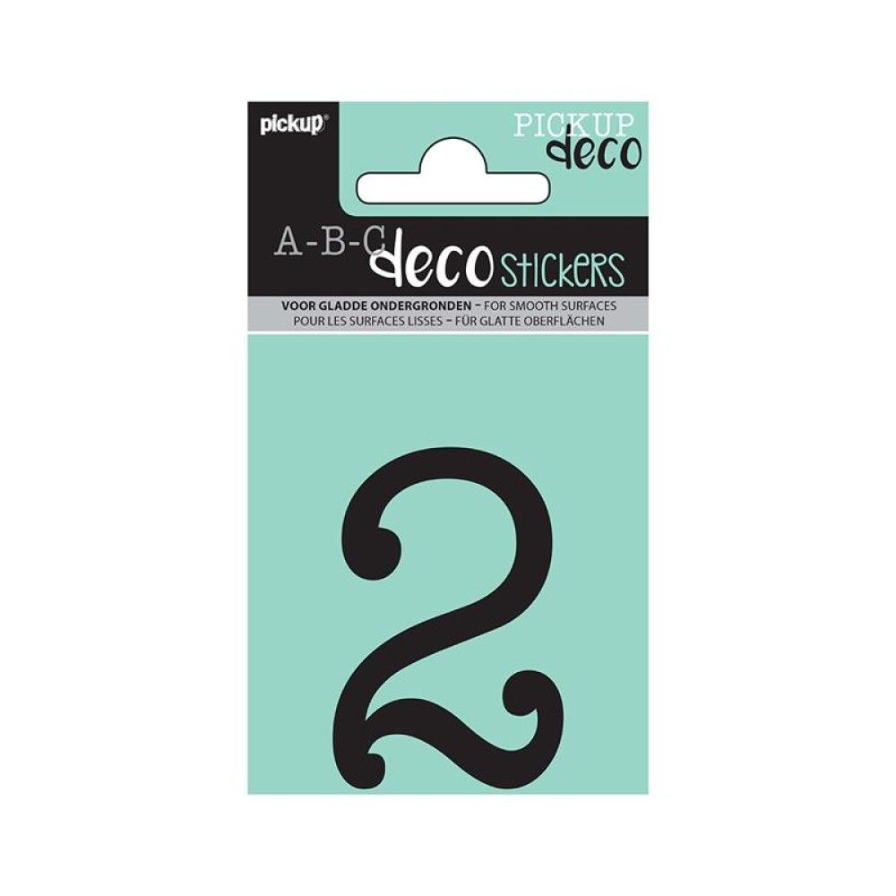 NUMMER PICKUP ABC DECO MAUD 60 MM 2 SORT