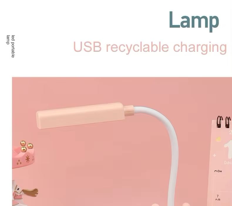 HOMTEC - Slak USB oplaadbare LED leeslamp