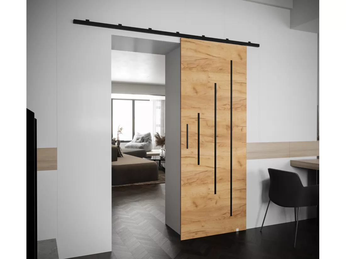 Portes coulissantes Zonda Y 90x204 cm (Chêne Craft)