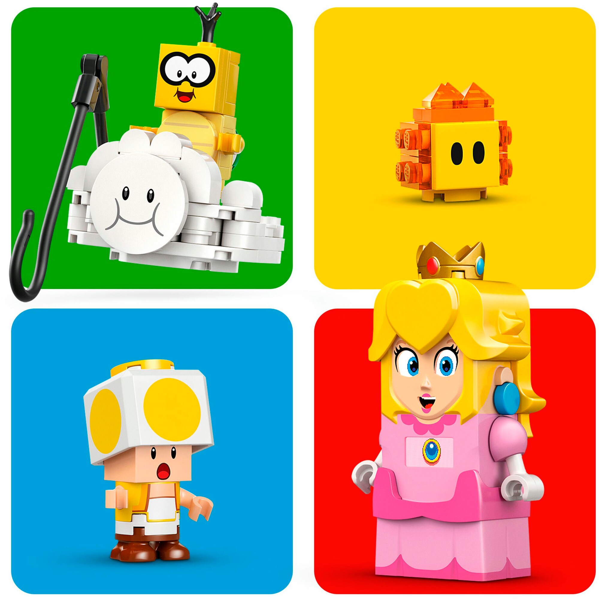 LEGO Konstruktionsspielzeug Super Mario Abenteuer mit der interaktiven LEGO Peach