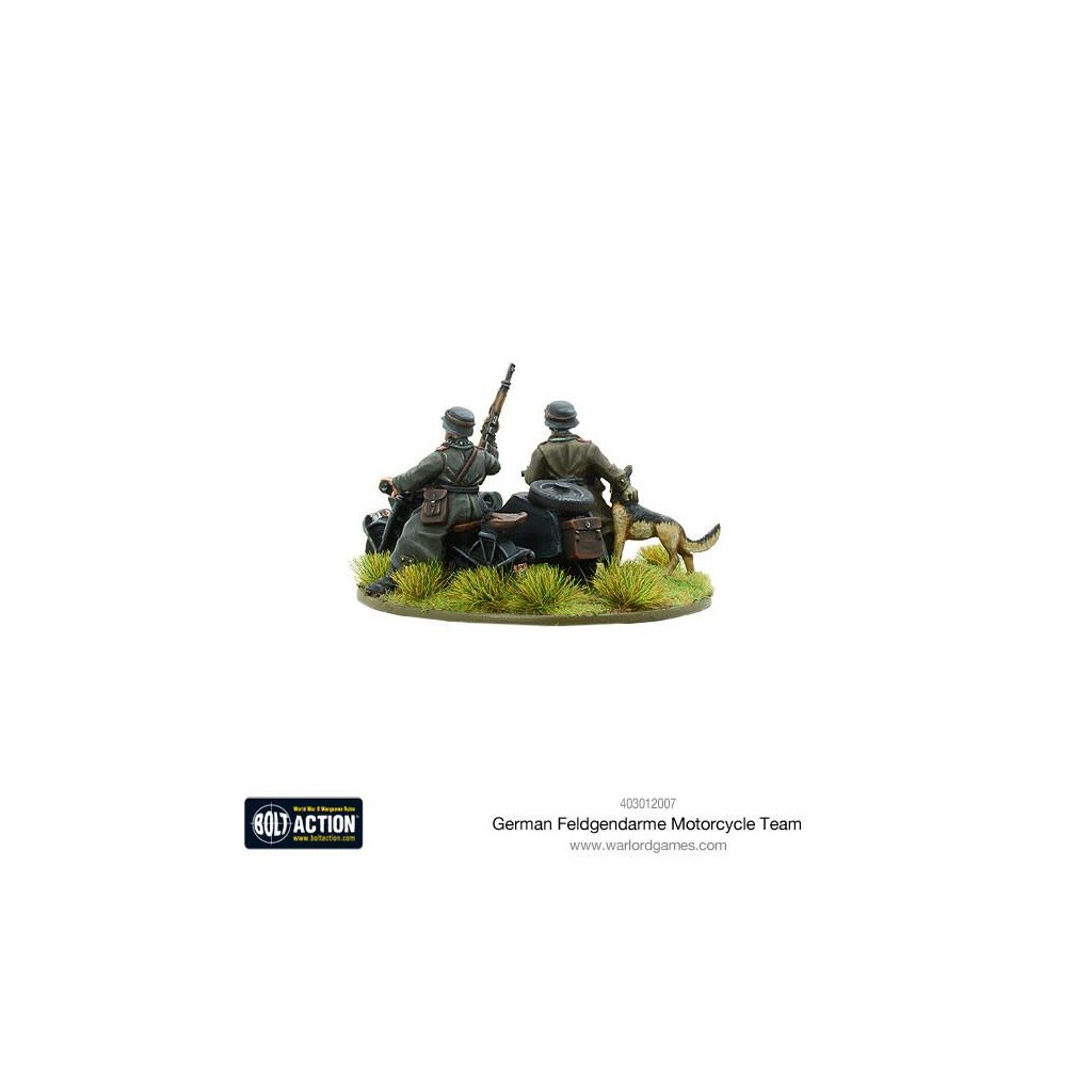 Bolt Action - German Feldgendarme Motorcycle Team