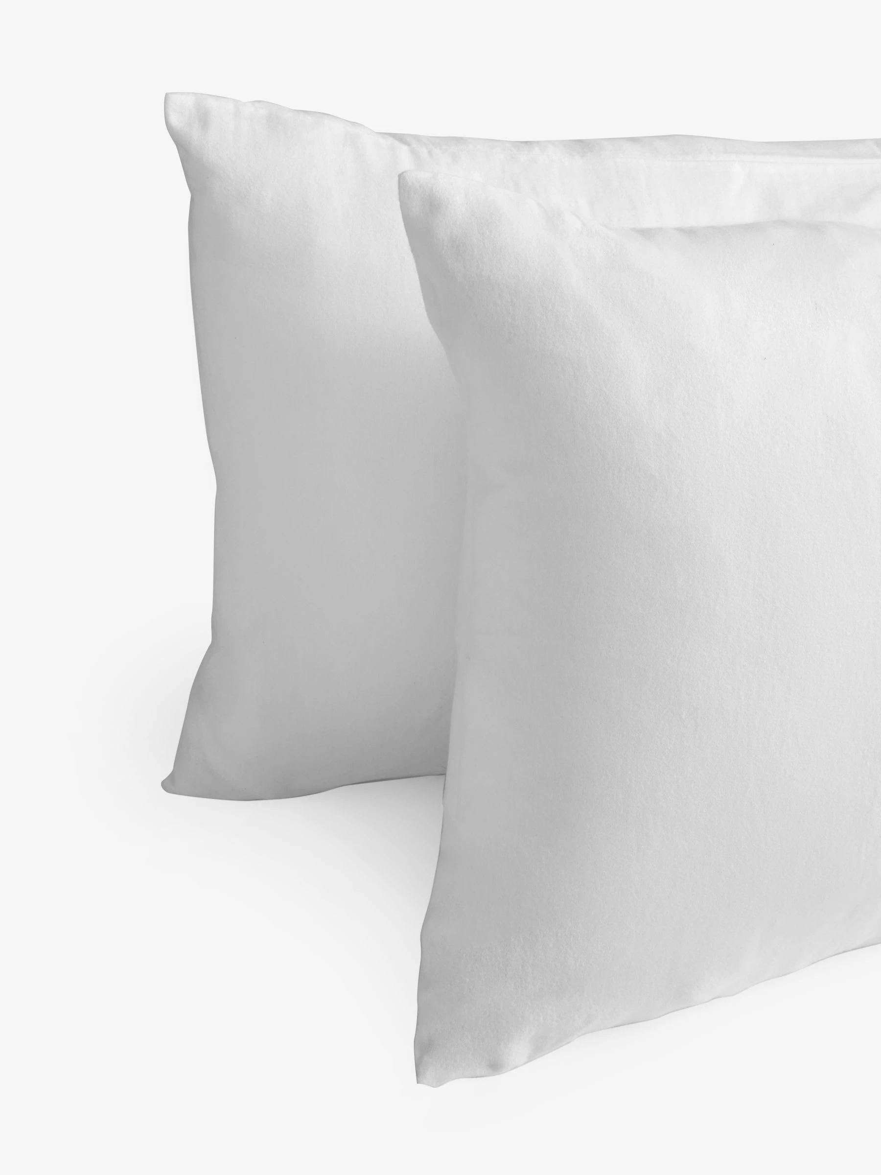 Set of 2 Supersoft 100% Brushed Cotton Pillowcases
