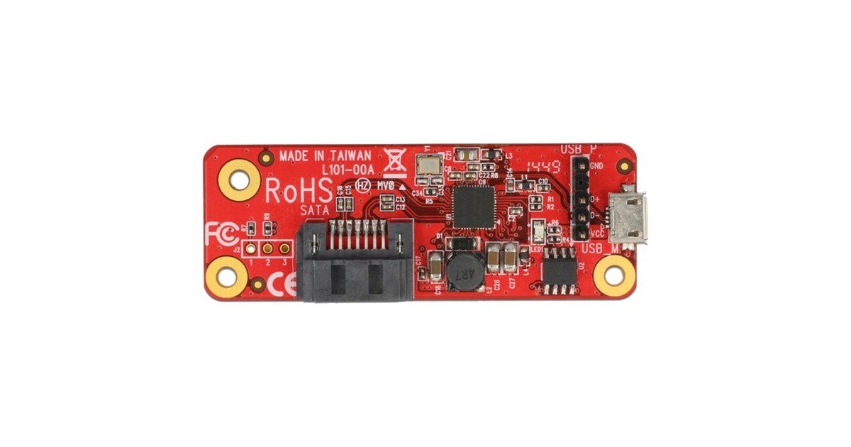 DeLOCKConverter USB Micro-B + 5Pin USB > SATA 7Pin adapter  (Rood)