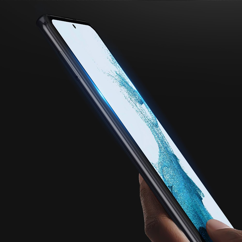 Samsung Galaxy A54 5G Full-Screen Vollbild Panzer Glas Display mit Rahmen - Schwarz