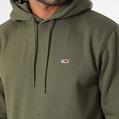 Sweat Capuche Regular Fleece 9593 Vert Kaki