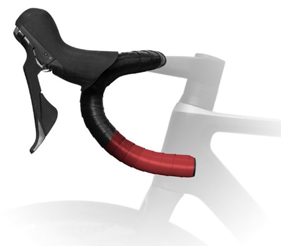 Fizik Vento Microtex Tacky Styrbånd Sort / Rød