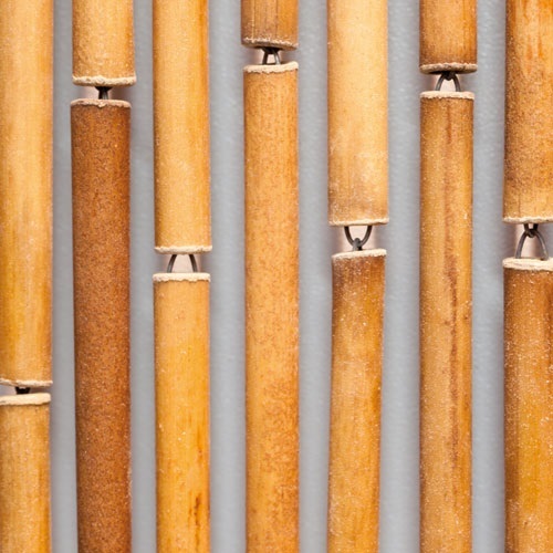 Rideau de porte Naturel en bambou 90 x 200 cm