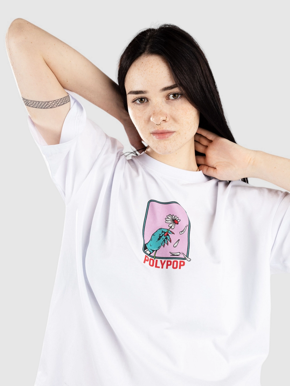 Polypop Love Me Not T-Shirt white