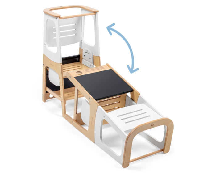 Toucan 3-in-1 Lernturm 18m   75  cm  0 - 30 kg    3-in-1 Lernturm |    Geprüfte Sicherheit |    Integrierte Maltafel |    FSC® 100% zertifiziertes Holz |