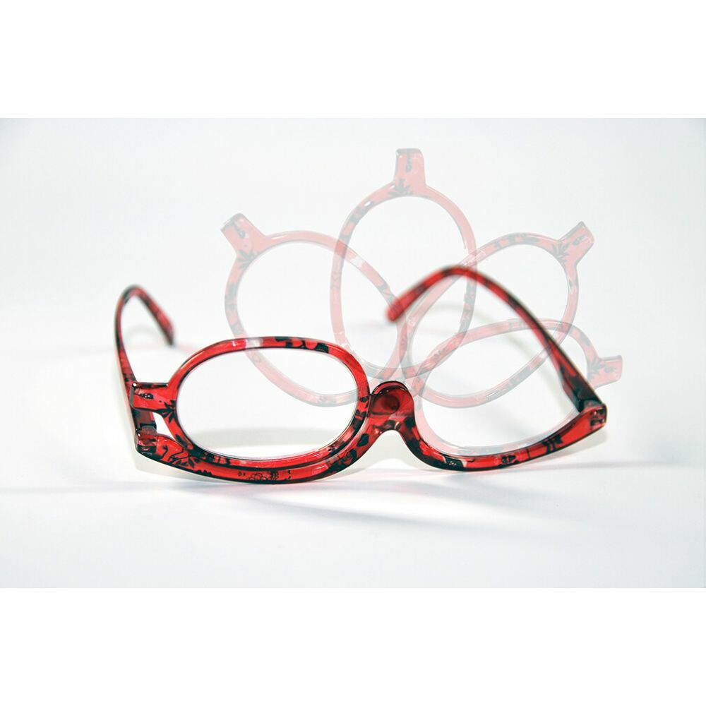 Melleson Make Up Bril Rood +4.00