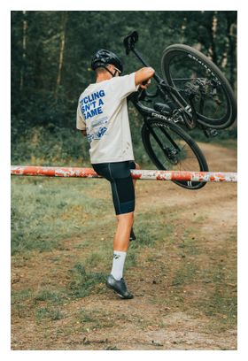 T-Shirt Ample Unisexe Çois 'Cycling isn't a Game' Beige