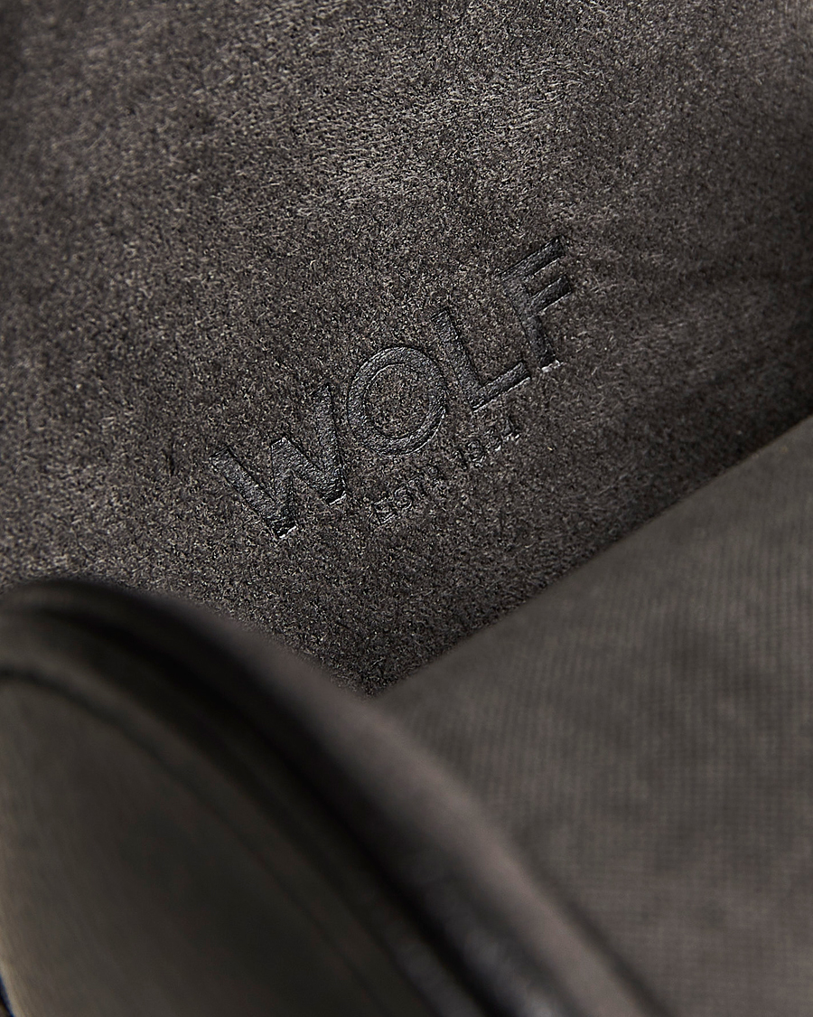 WOLF Single Watch Roll Black