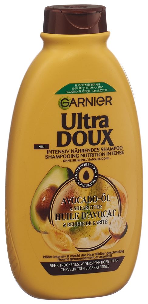 ULTRA DOUX Shampoo<br>300 ml, Flasche, Intensiv Nährend mit Avocadoöl & Sheabutter