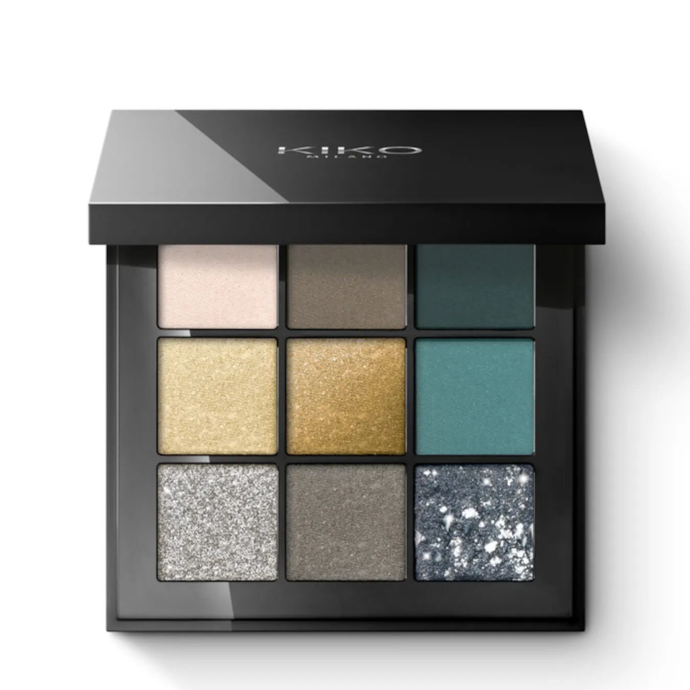 KIKO MILANO Glamour Multi Finish Eyeshadow Palette Eyeshadow Palette06 Green Vibes