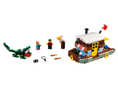 LEGO Woonboot aan de rivier (31093)