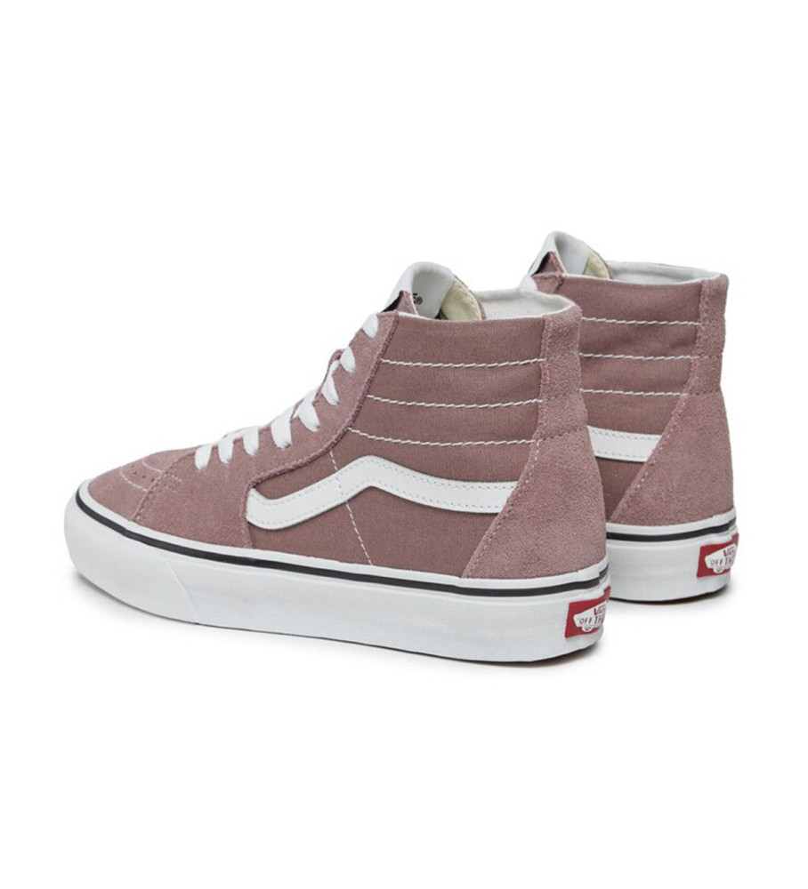 Tênis Vans Sk8-Hi Tapered em Camurça Rosa