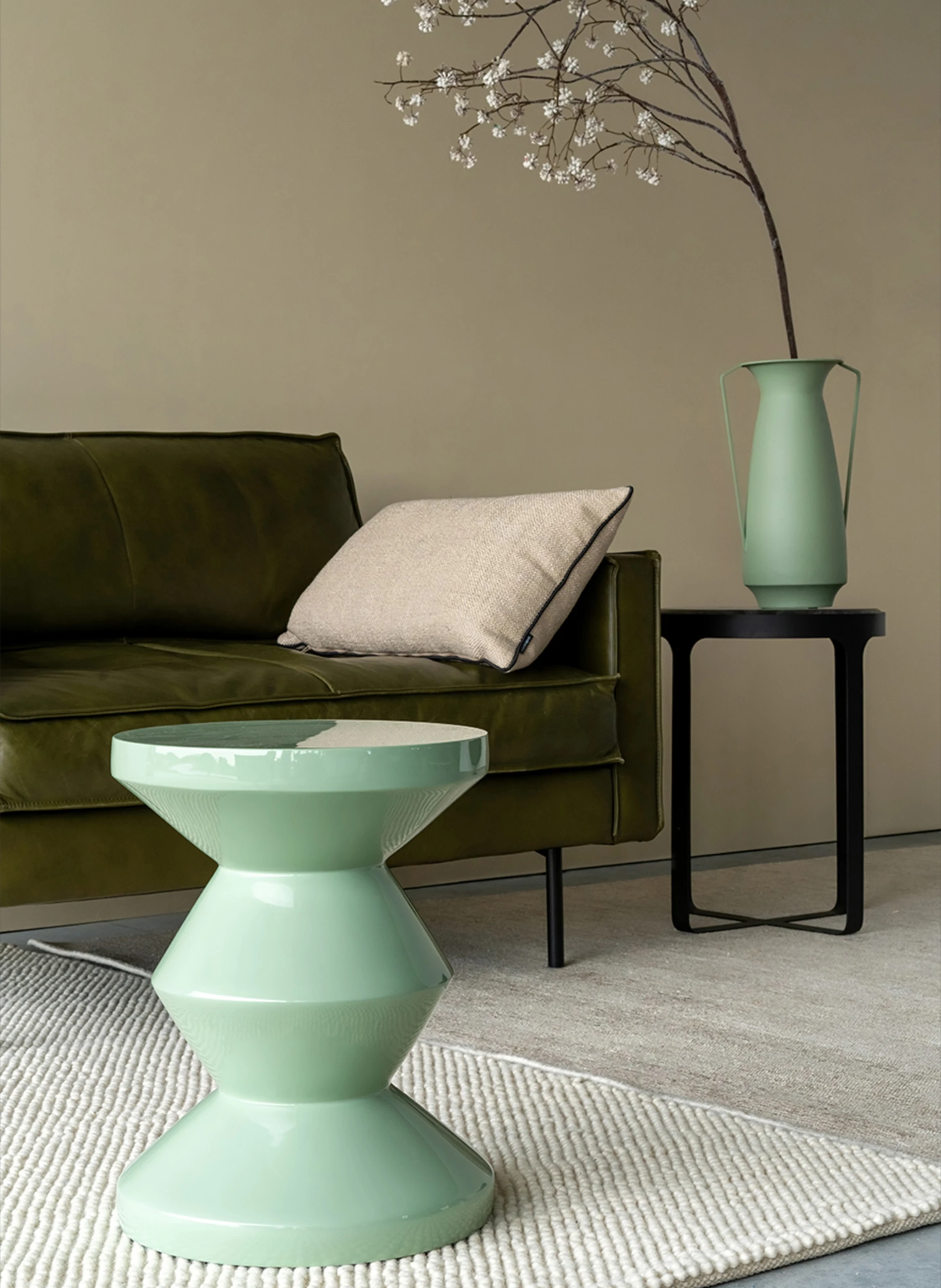 POLSPOTTEN Hocker ZIG ZAG