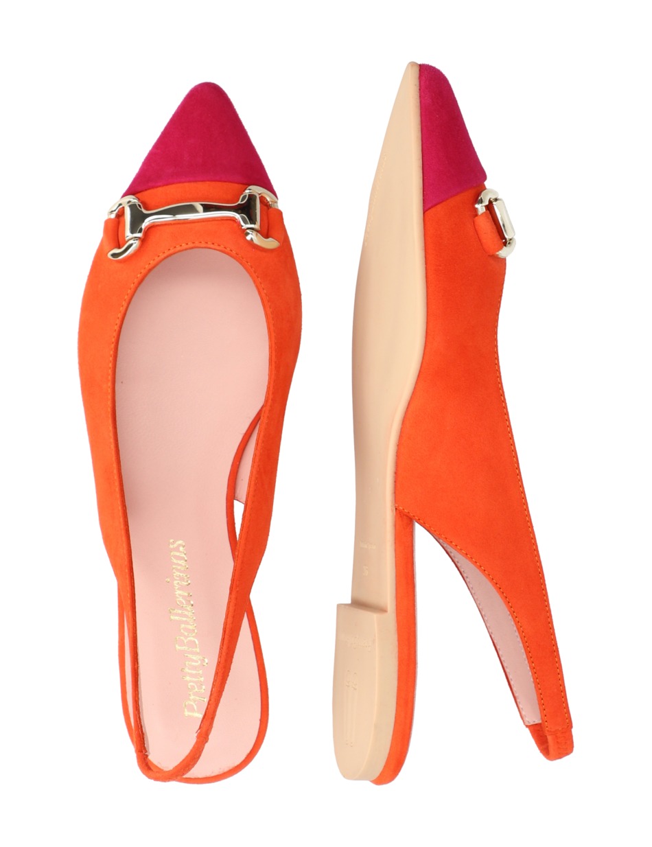 Veloursleder Ballerina