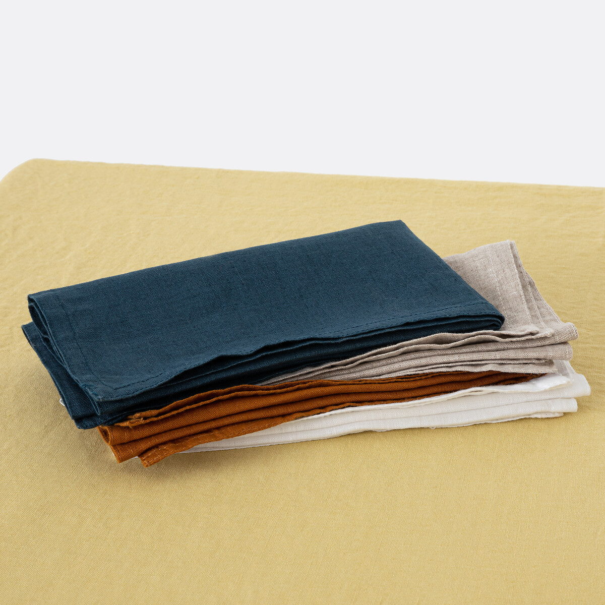 LA REDOUTE INTERIEURS<br>Toalha de mesa em linho lavado, Victorine