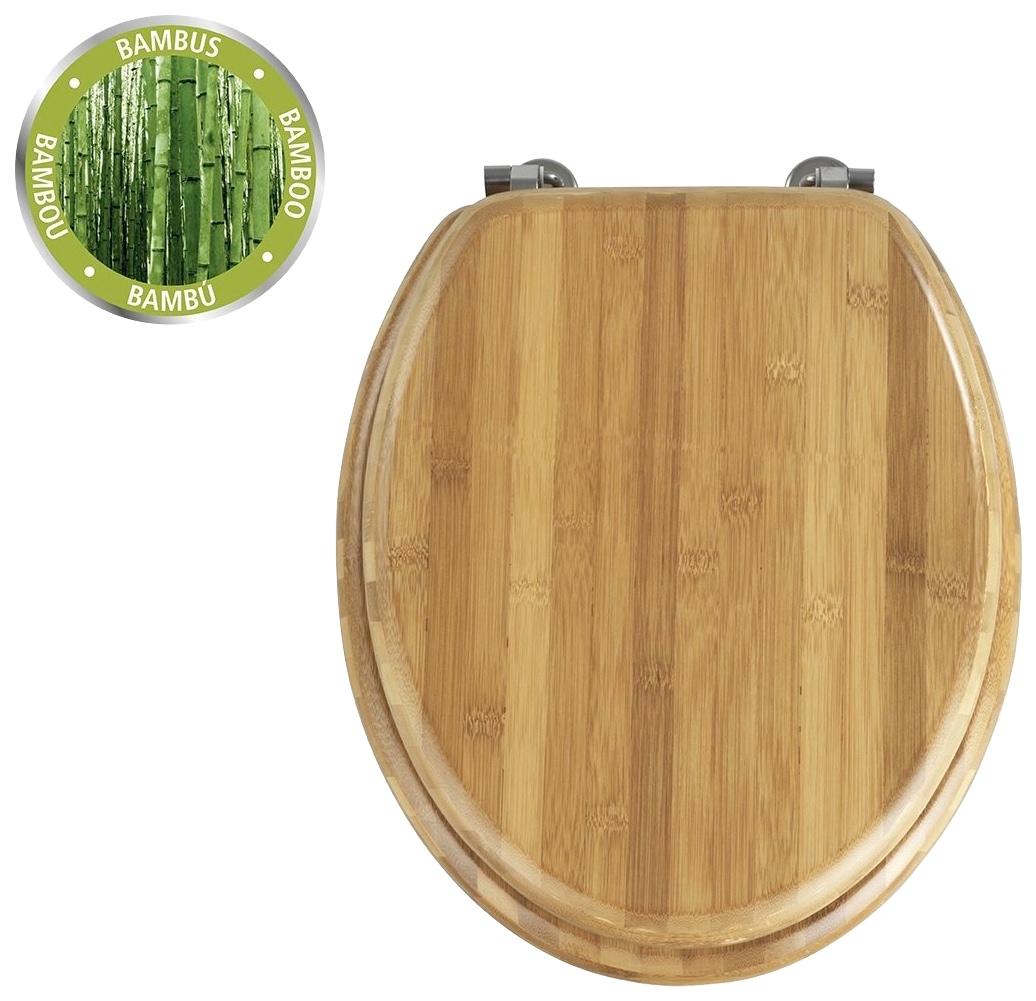 WENKO WC-Sitz »Bambus Dunkel« 1 Stk. tlg.