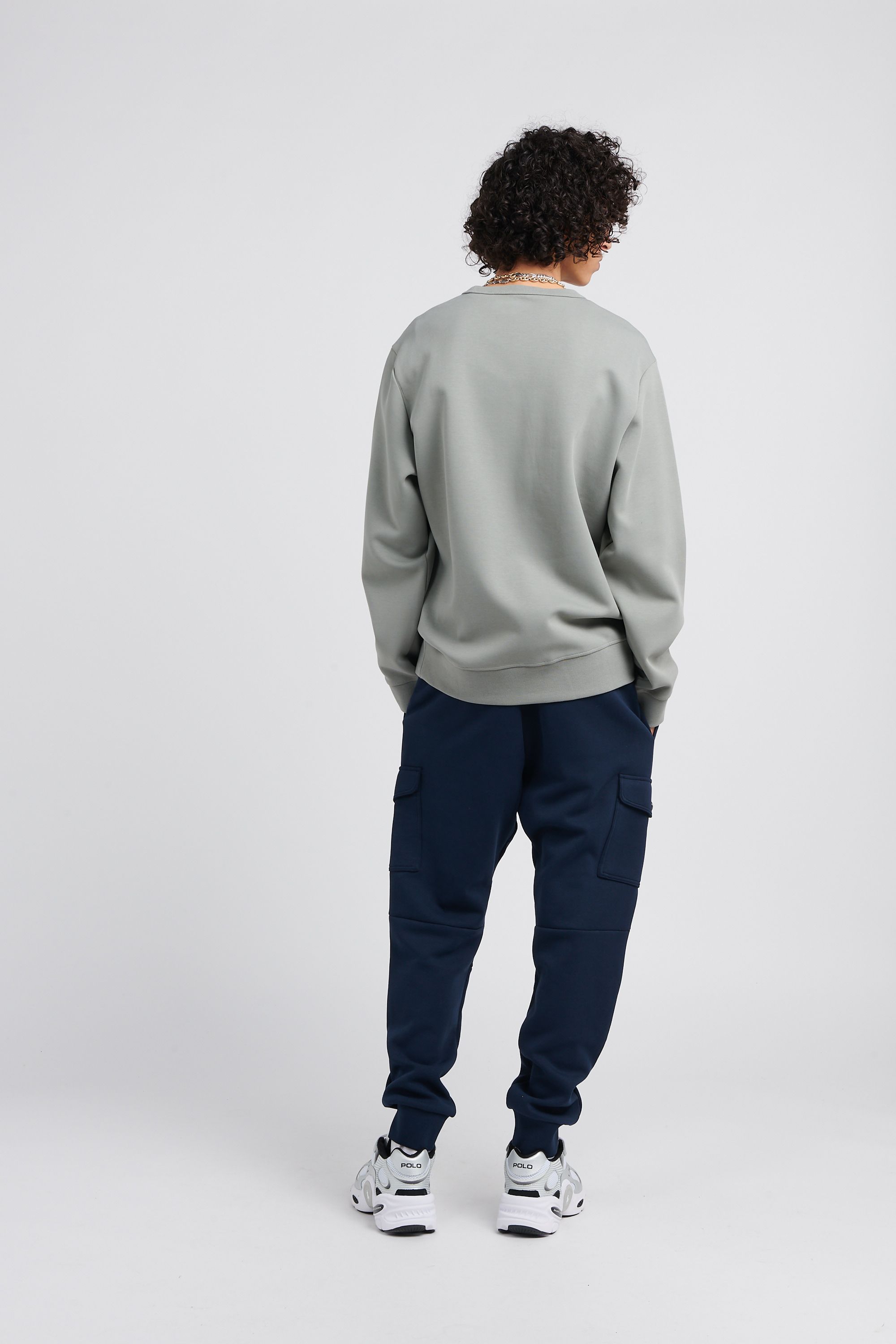 POLO RALPH LAUREN Pantalon droit  Double-Knit Cargo Jogger Pant Bleu