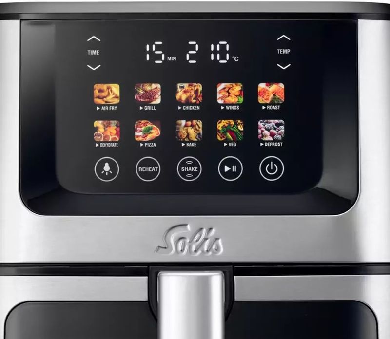 Solis - Air Fry & Dry XL - Multifunctionele Heteluchtfriteuse - RVS