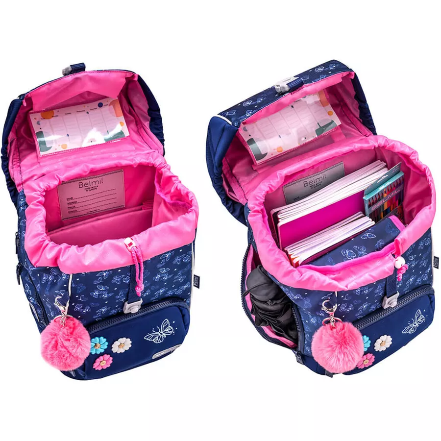 Belmil Schulrucksack Premium Smarty Plus Schulranzen Sapphire