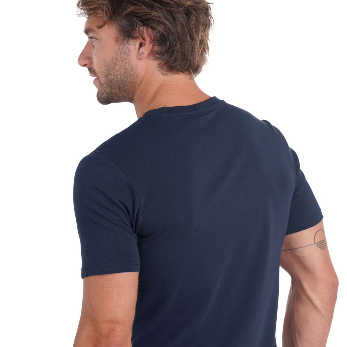 VanVaan Herren T-Shirt im Basic-Look dunkelblau