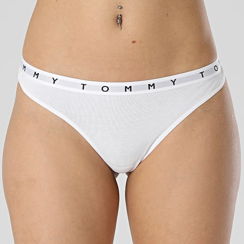 Lot De 3 Strings Femme 4600 Noir Blanc